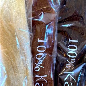 BULK BRAIDING HAIR-10pk-5 colors